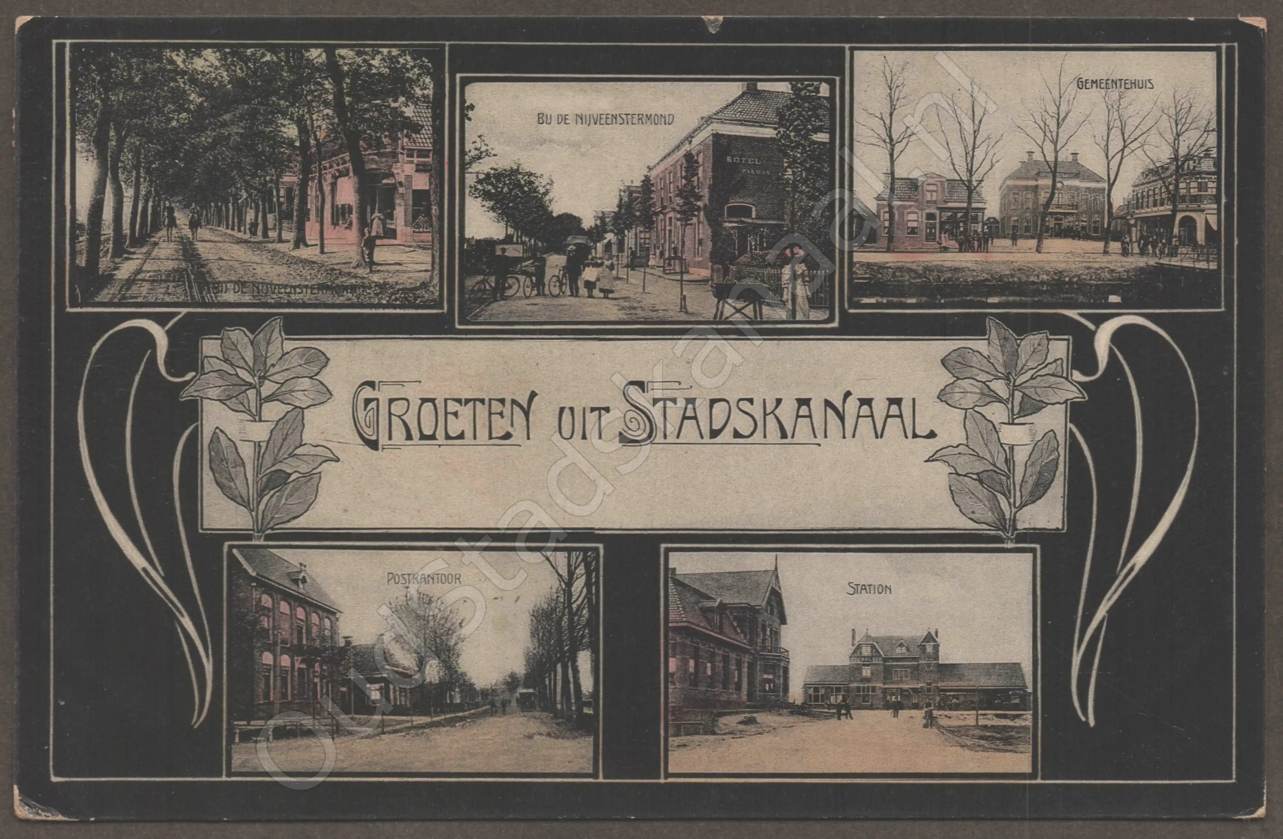 <span id='curid'>6454</span>~Groeten uit Stadskanaal (&plusmn;1907)