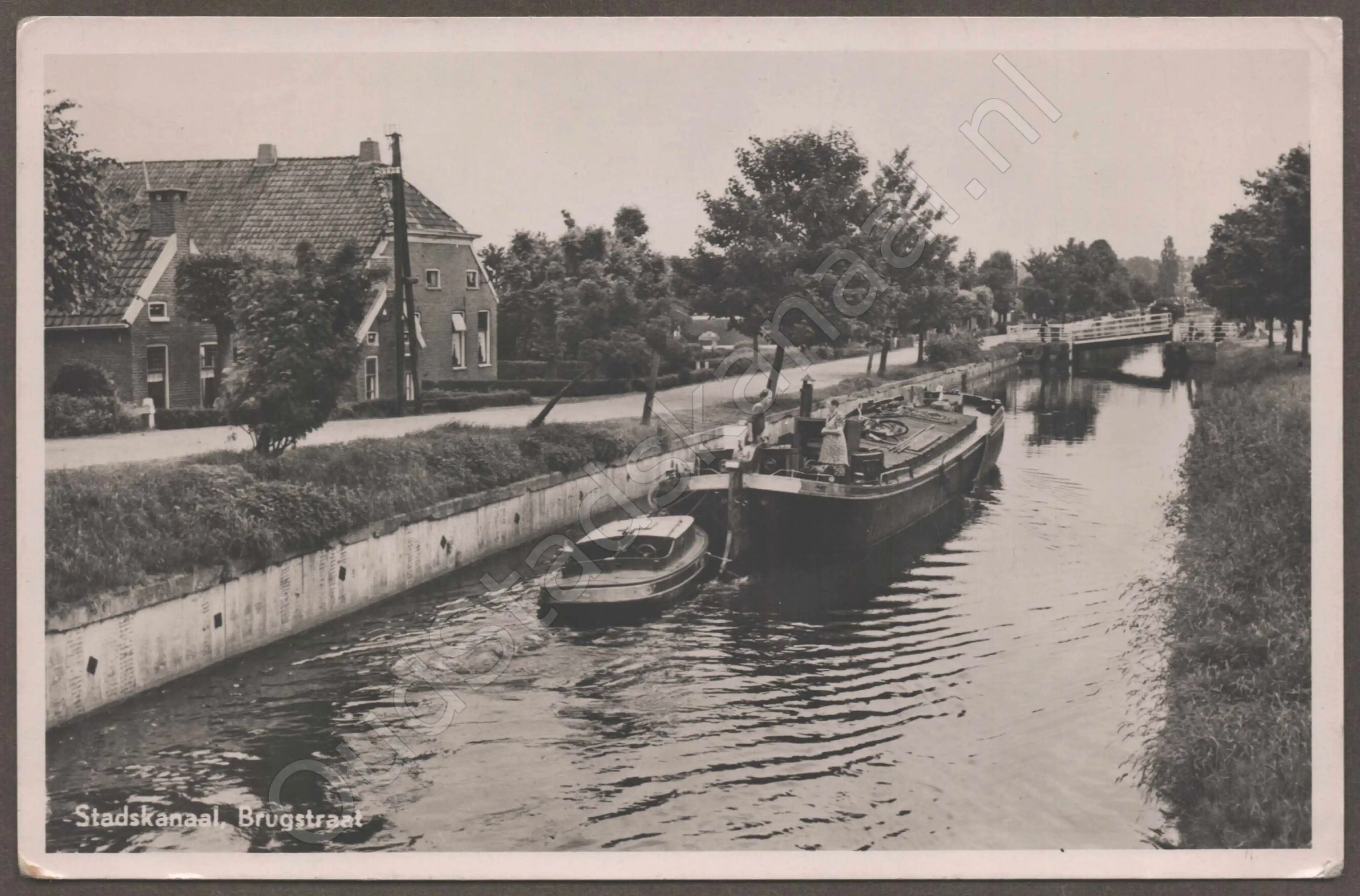<span id='curid'>7034</span>~Stadskanaal, Brugstraat (&plusmn;1954)