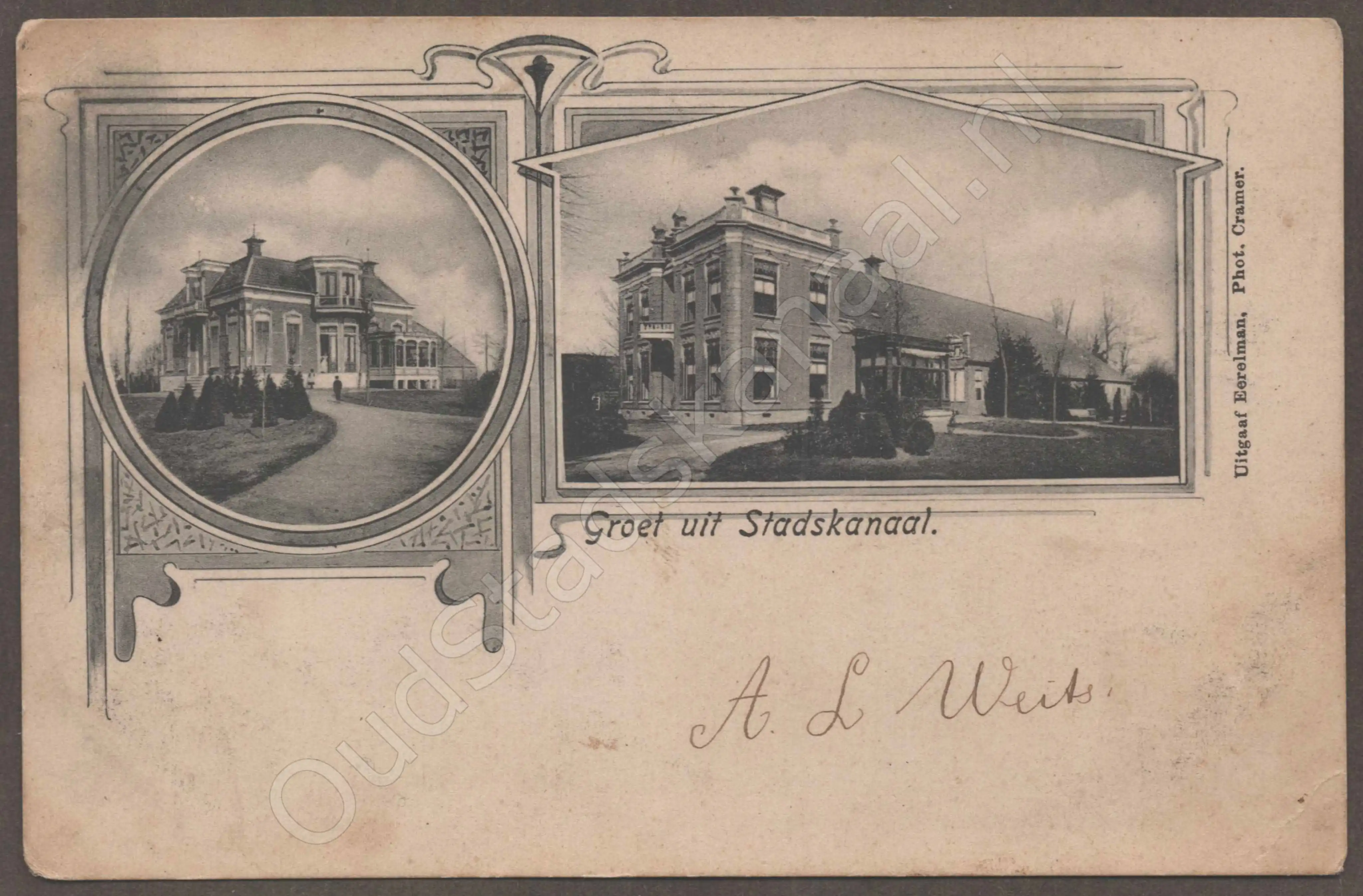 <span id='curid'>7359</span>~Groet uit Stadskanaal. (&plusmn;1903)