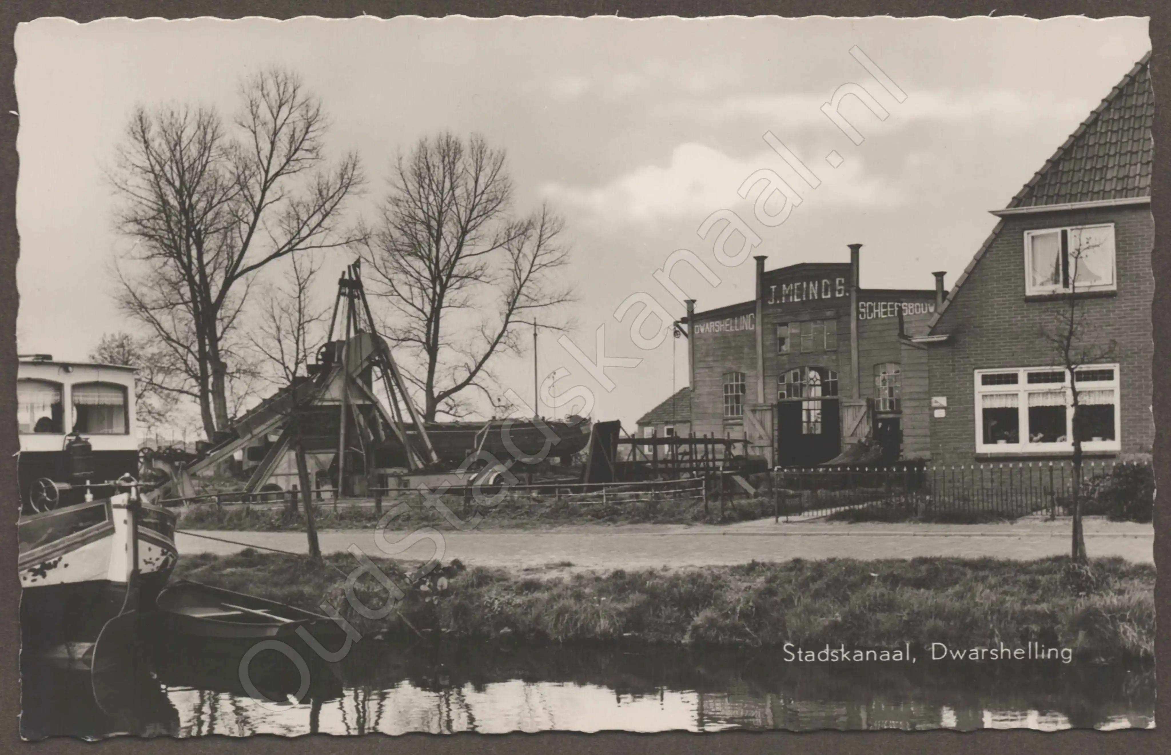 <span id='curid'>7394</span>~Stadskanaal, Dwarshelling (&plusmn;1955)