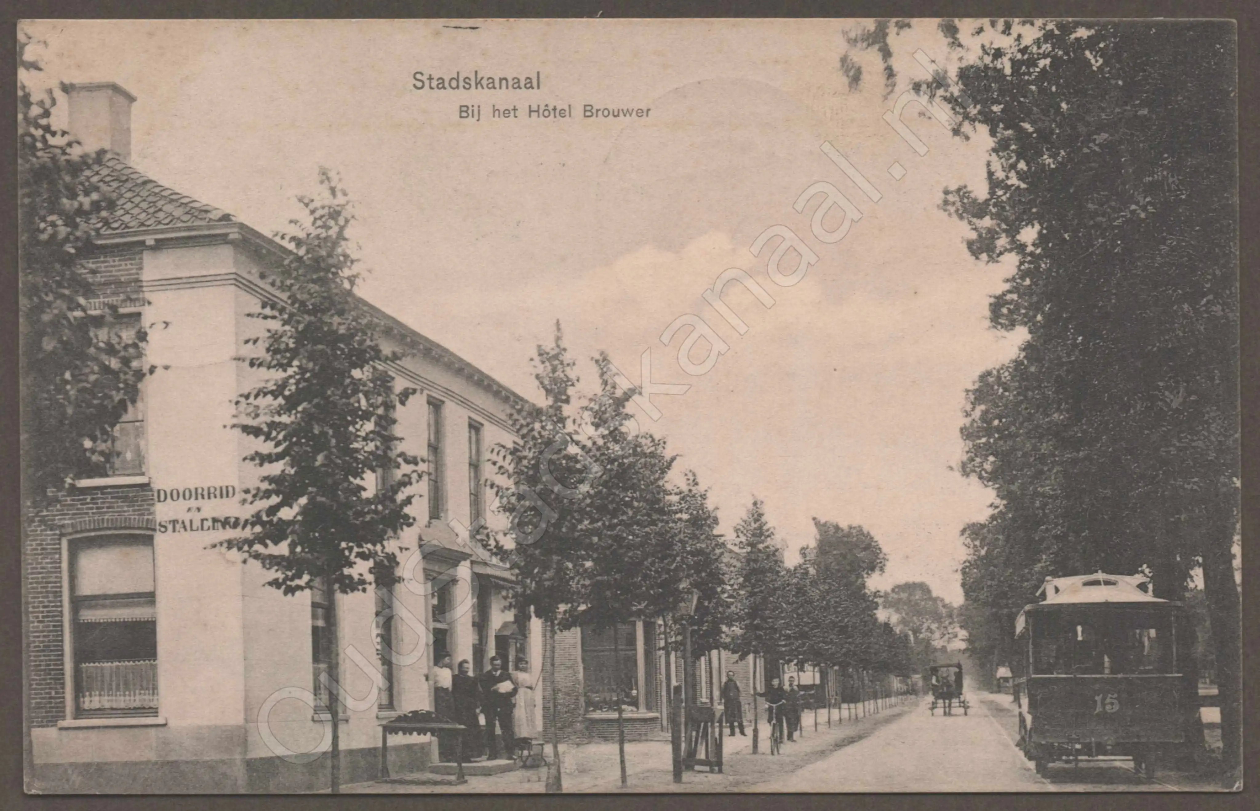 <span id='curid'>7418</span>~Stadskanaal - Bij het H?tel Brouwer (&plusmn;1907)