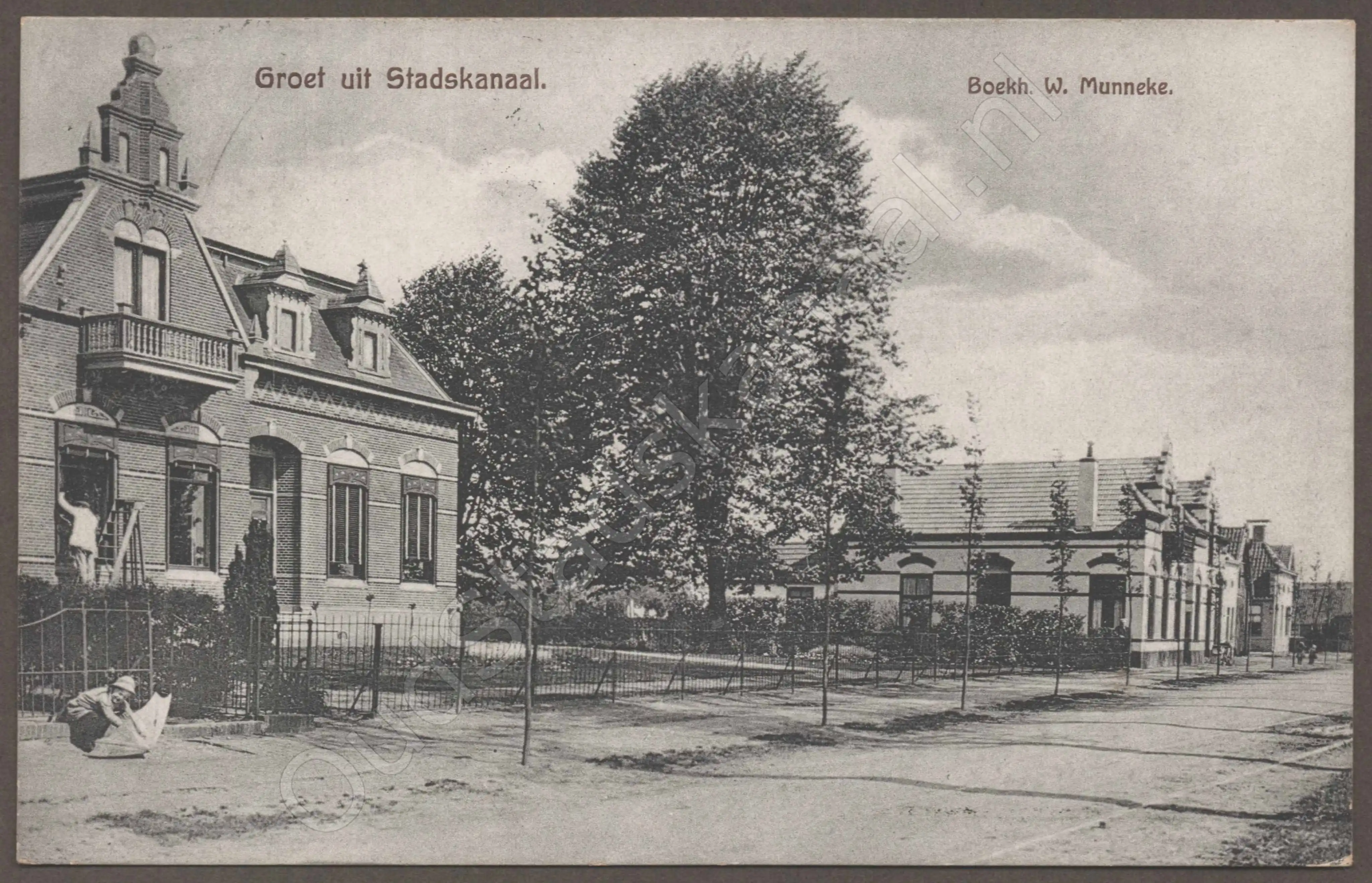 <span id='curid'>7595</span>~Groet uit Stadskanaal. - Boekh. W. Munneke (&plusmn;1924)