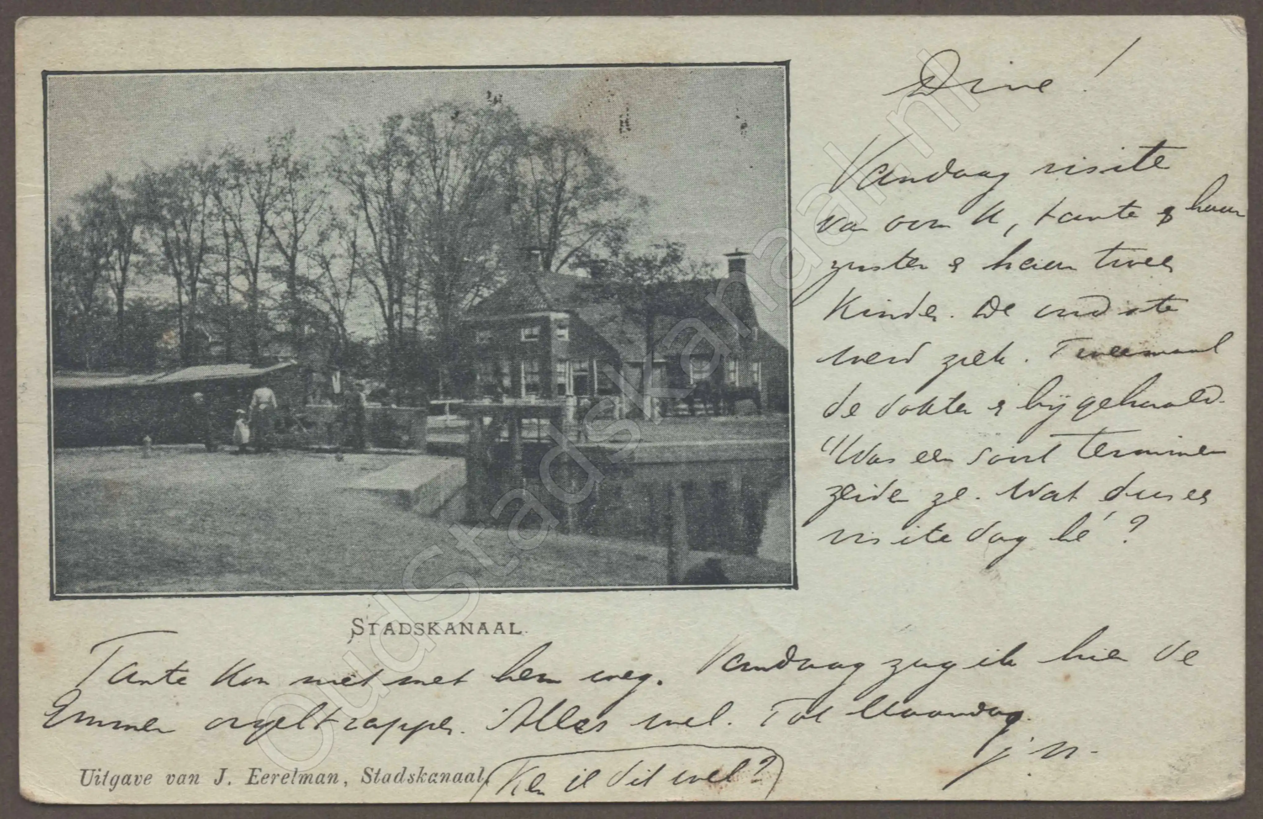 <span id='curid'>7619</span>~Stadskanaal (&plusmn;1899)