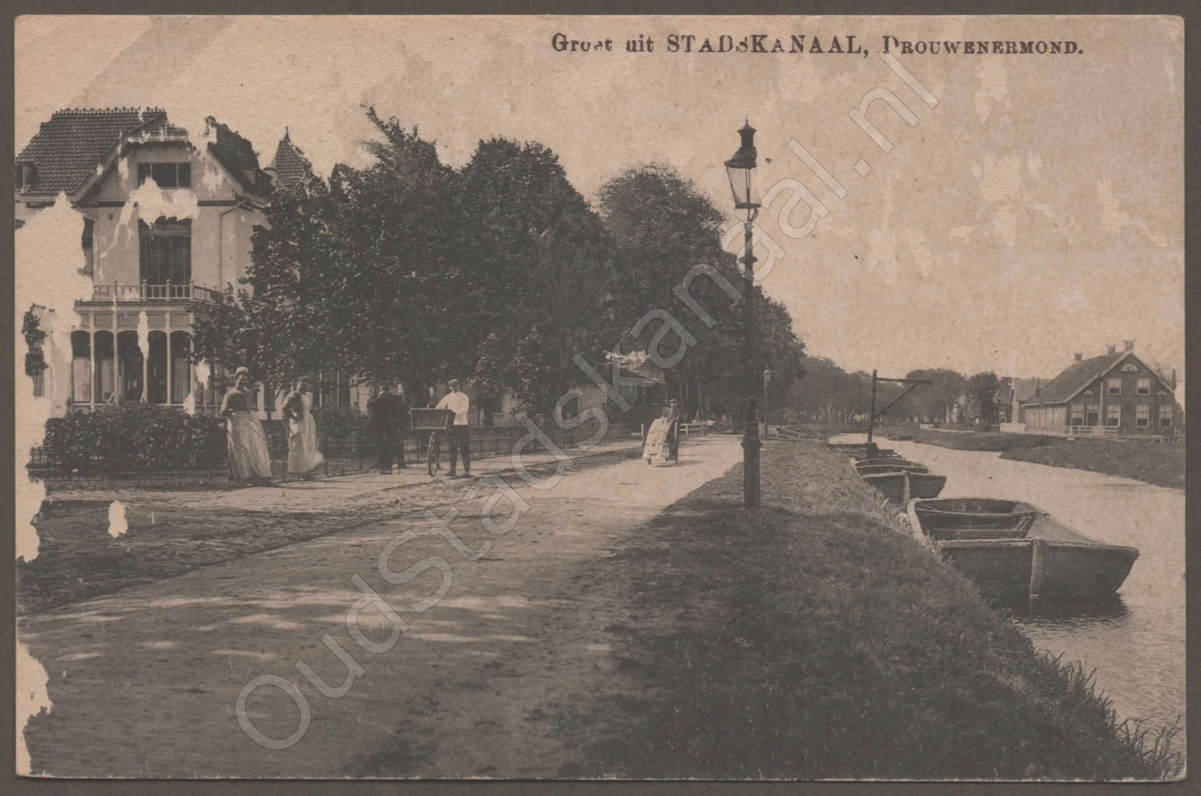 <span id='curid'>7622</span>~Groet uit STADSKANAAL, Drouwenermond. (&plusmn;1913)