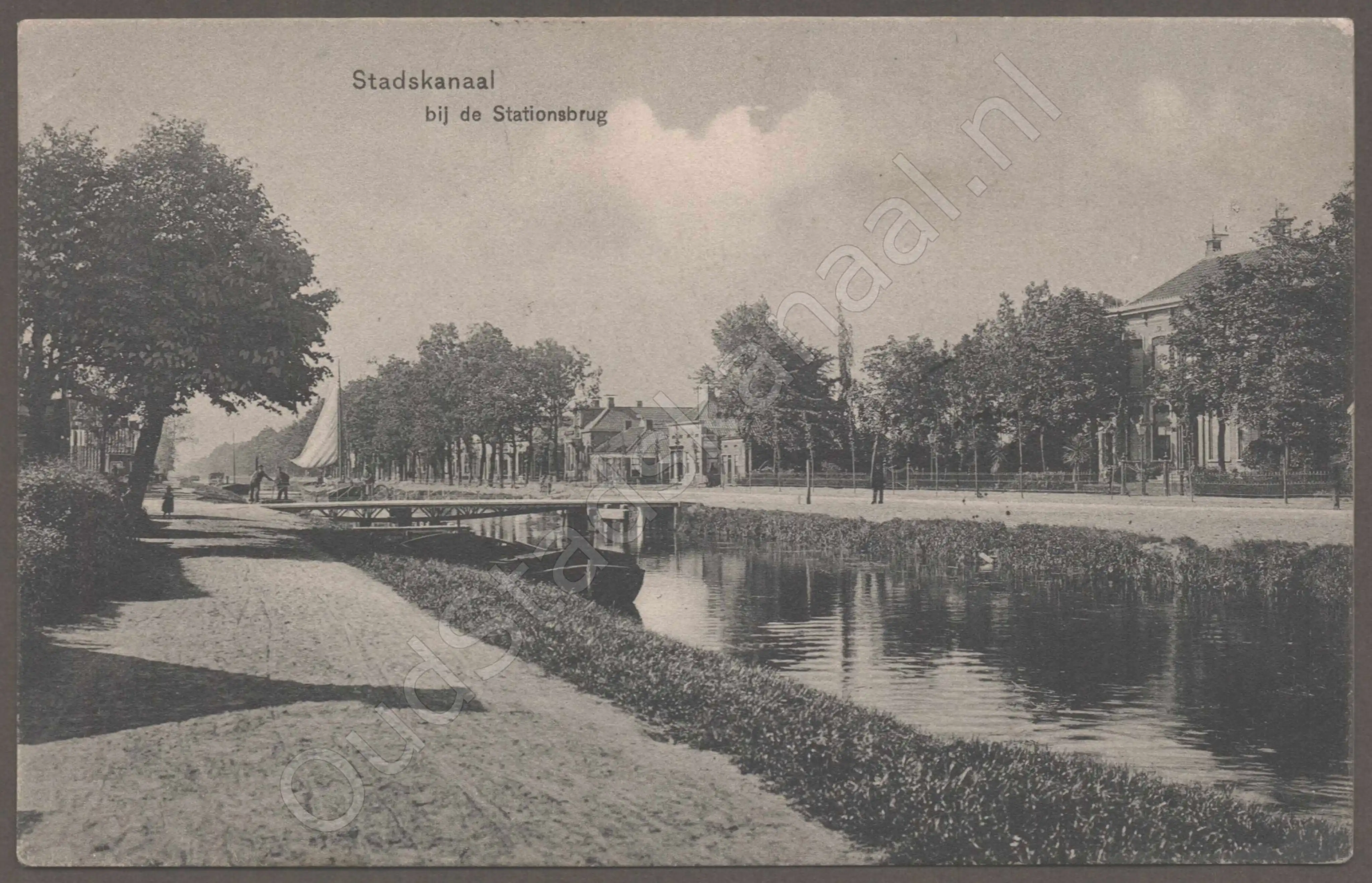 <span id='curid'>7787</span>~Stadskanaal - bij de Stationsbrug (&plusmn;1906)