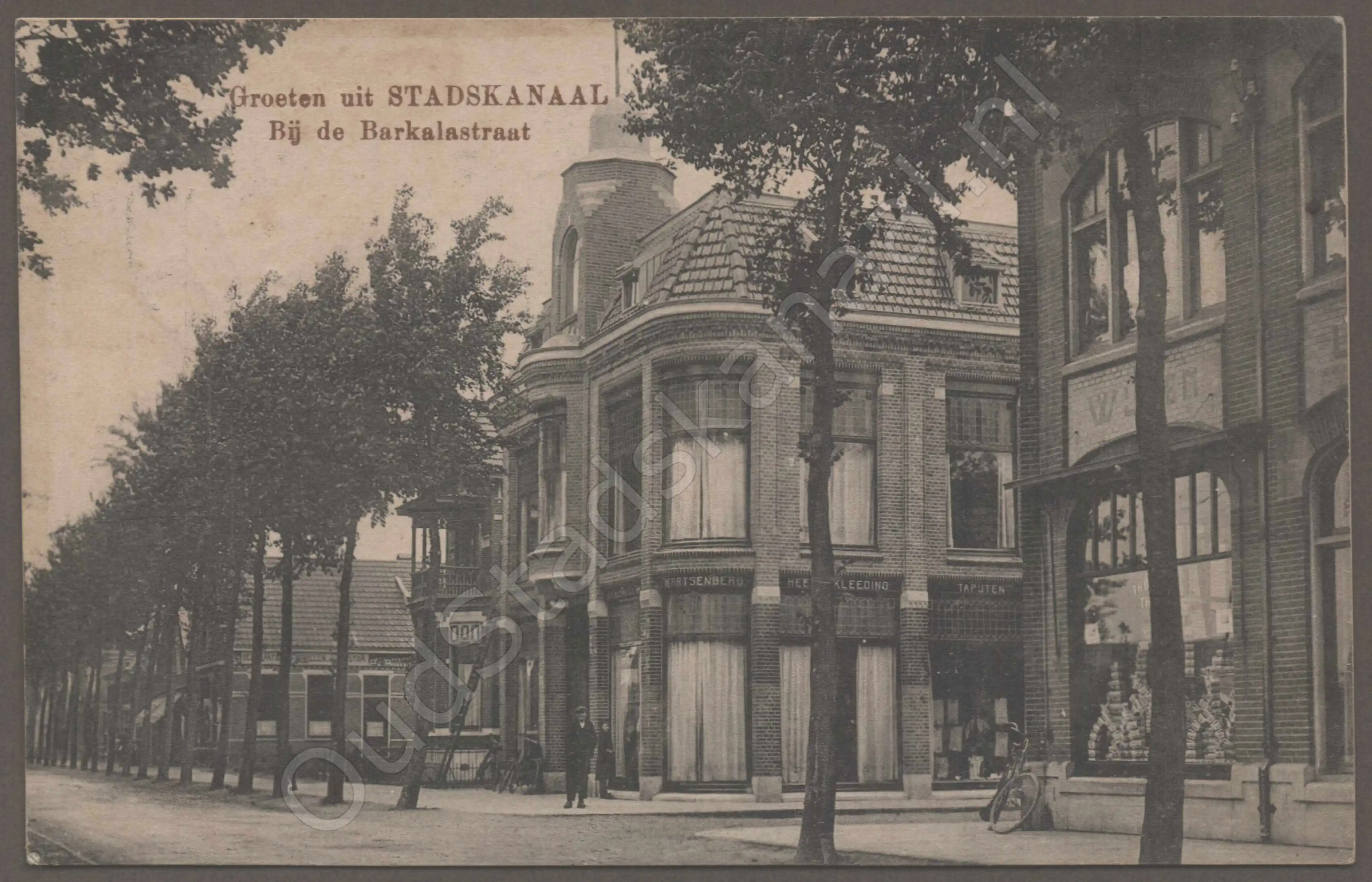 <span id='curid'>7905</span>~Groeten uit STADSKANAAL - Bij de Barkalastraat (&plusmn;1917)
