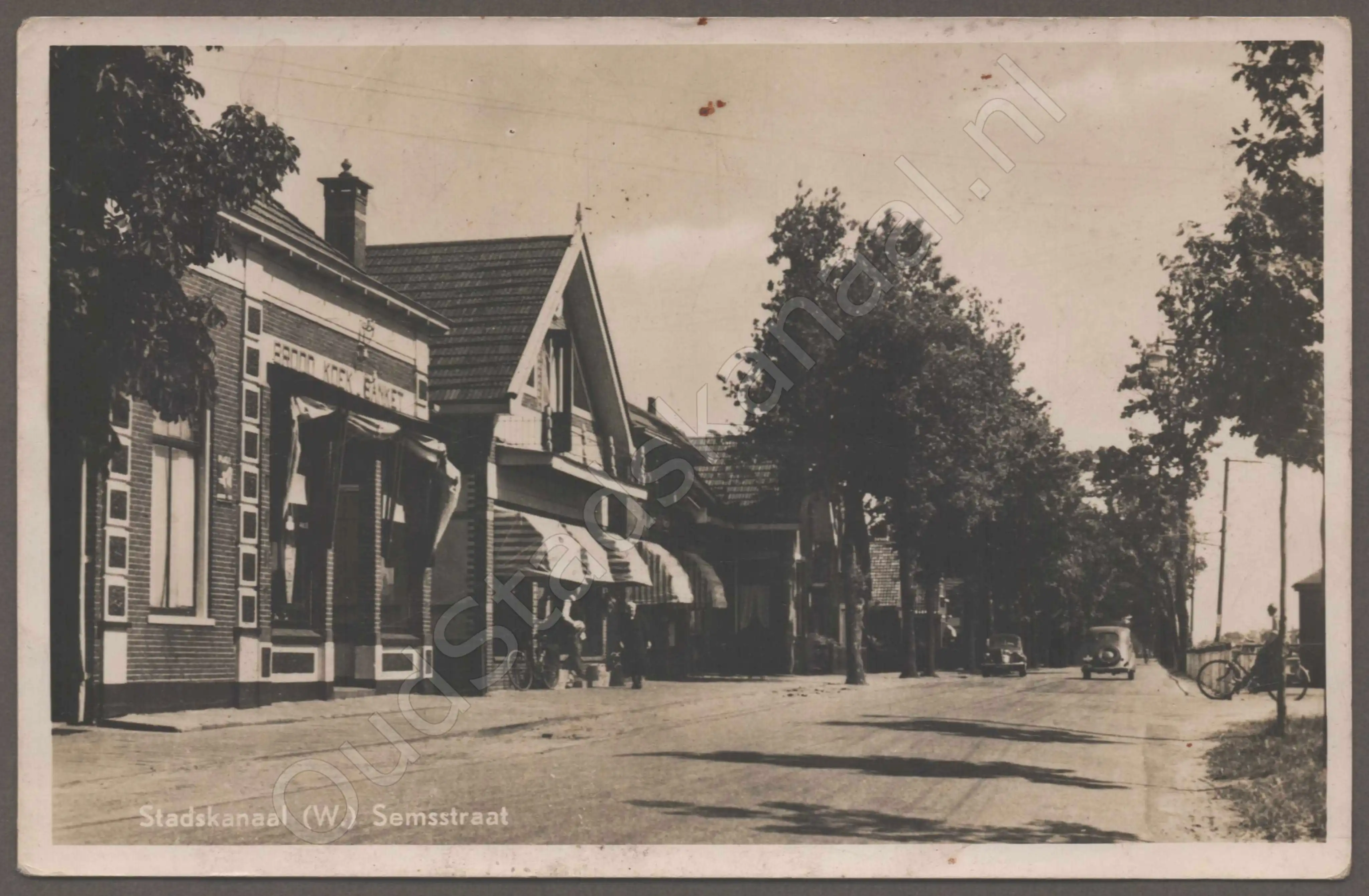 <span id='curid'>7917</span>~Stadskanaal (W.) Semsstraat (&plusmn;1950)