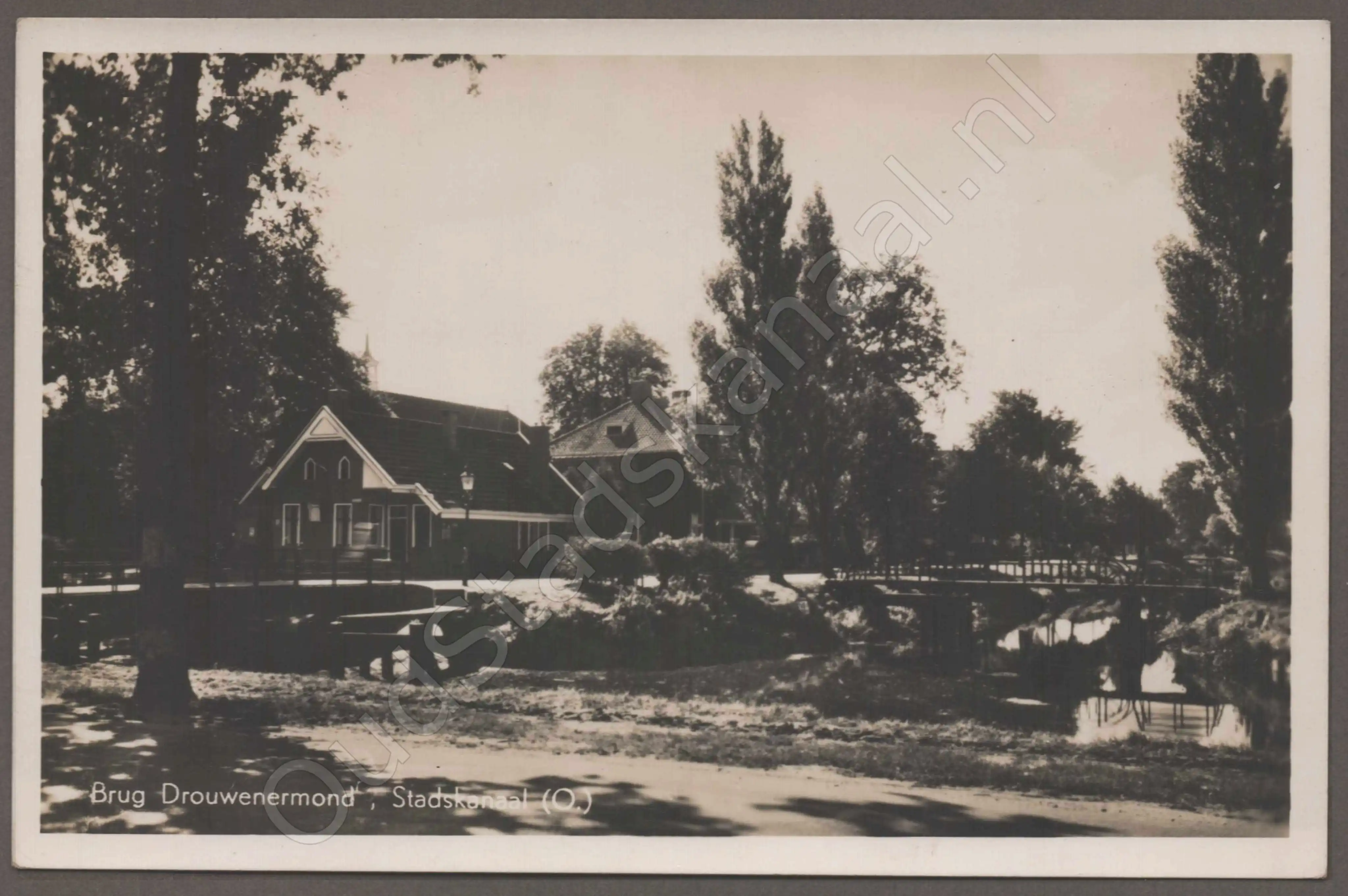 <span id='curid'>7918</span>~Brug Drouwenermond , Stadskanaal (O.) (&plusmn;1948)