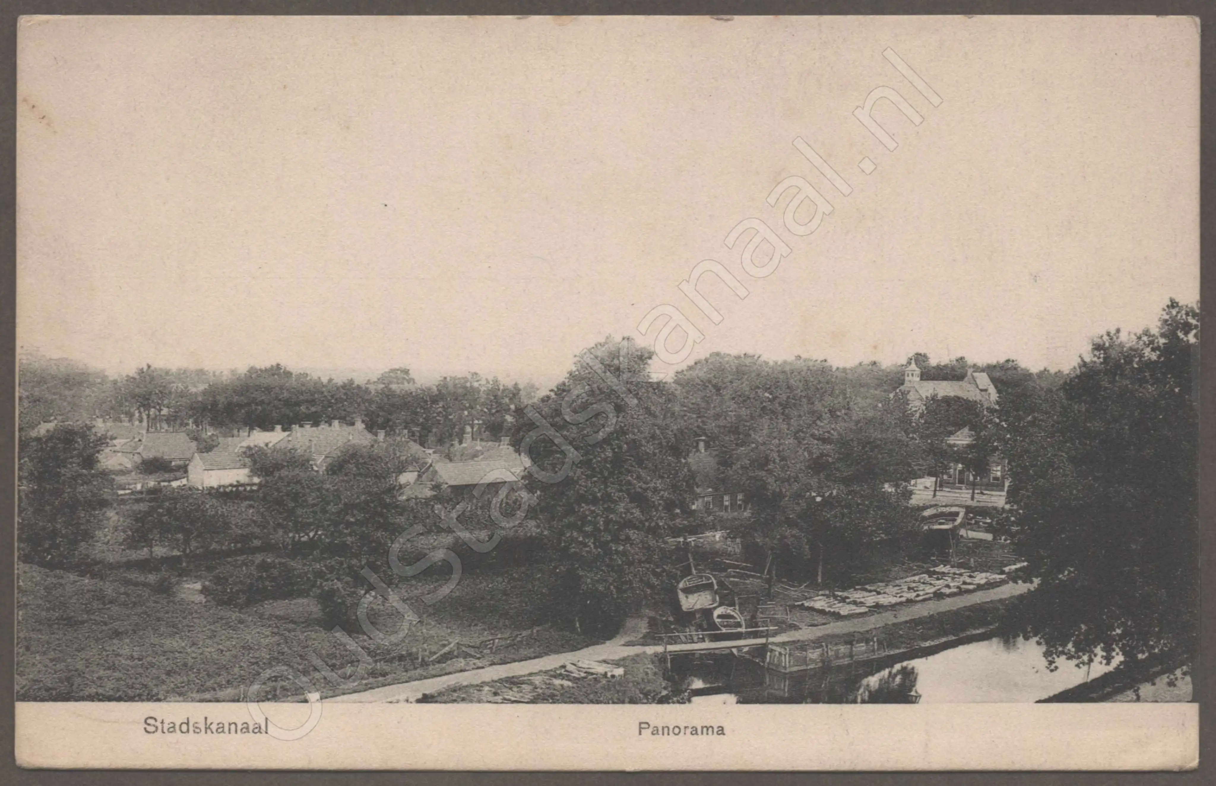 <span id='curid'>8661</span>~Stadskanaal - Panorama (&plusmn;1912)