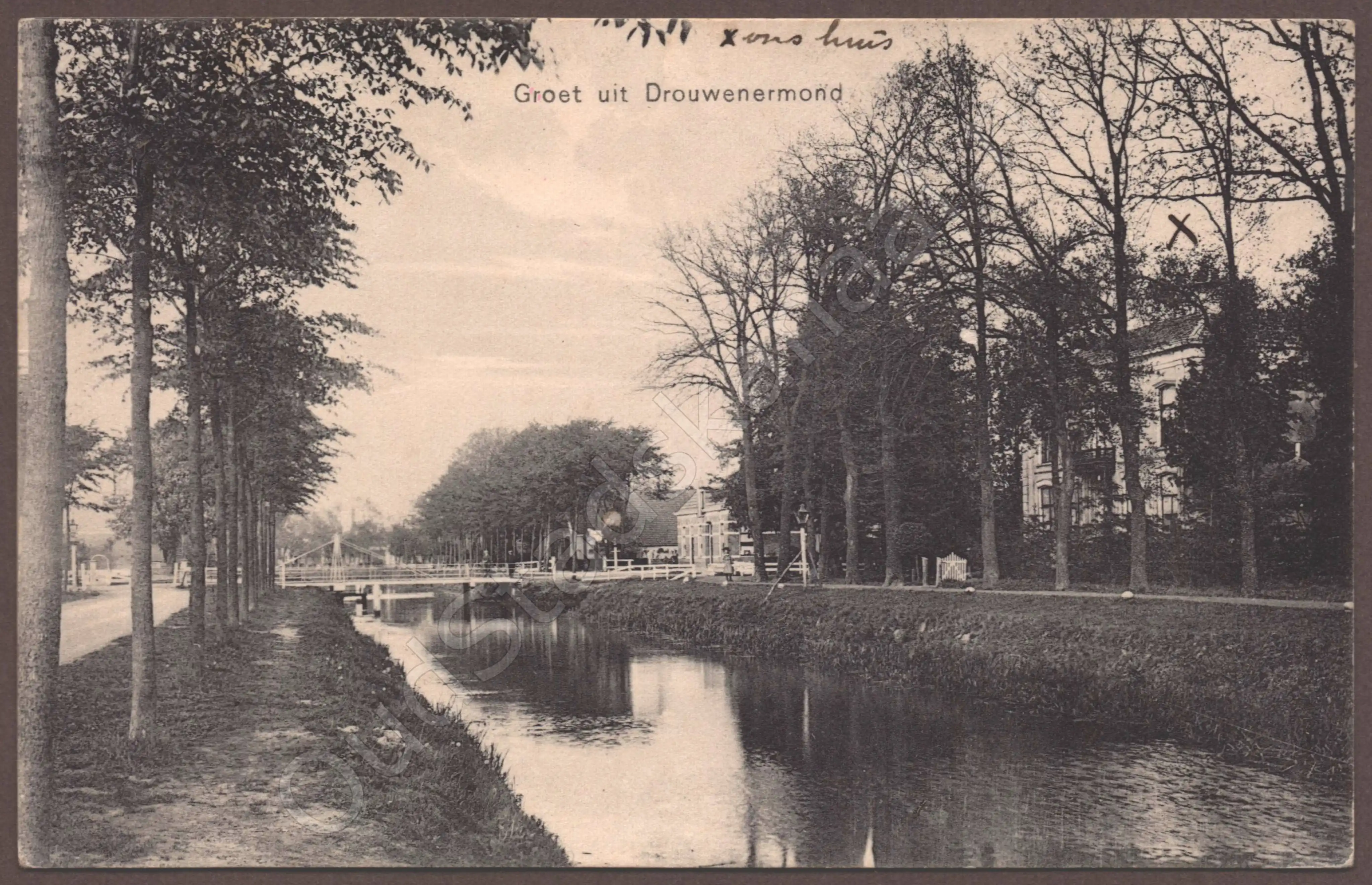 <span id='curid'>8692</span>~Groet uit Drouwenermond (&plusmn;1909)