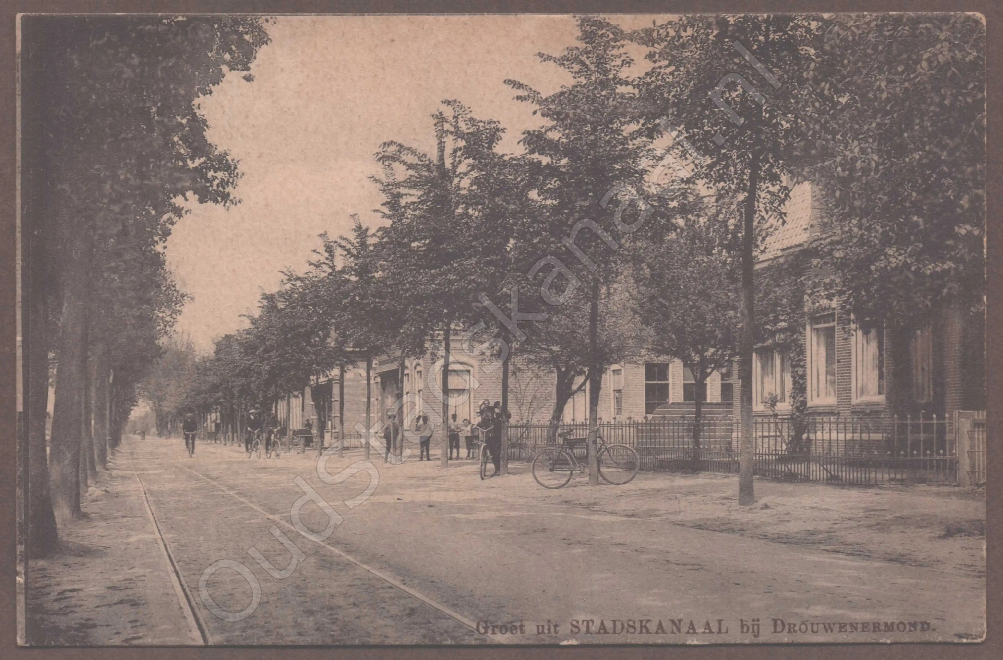 <span id='curid'>9374</span>~Groet uit STADSKANAAL bij Drouwenermond. (&plusmn;1915)
