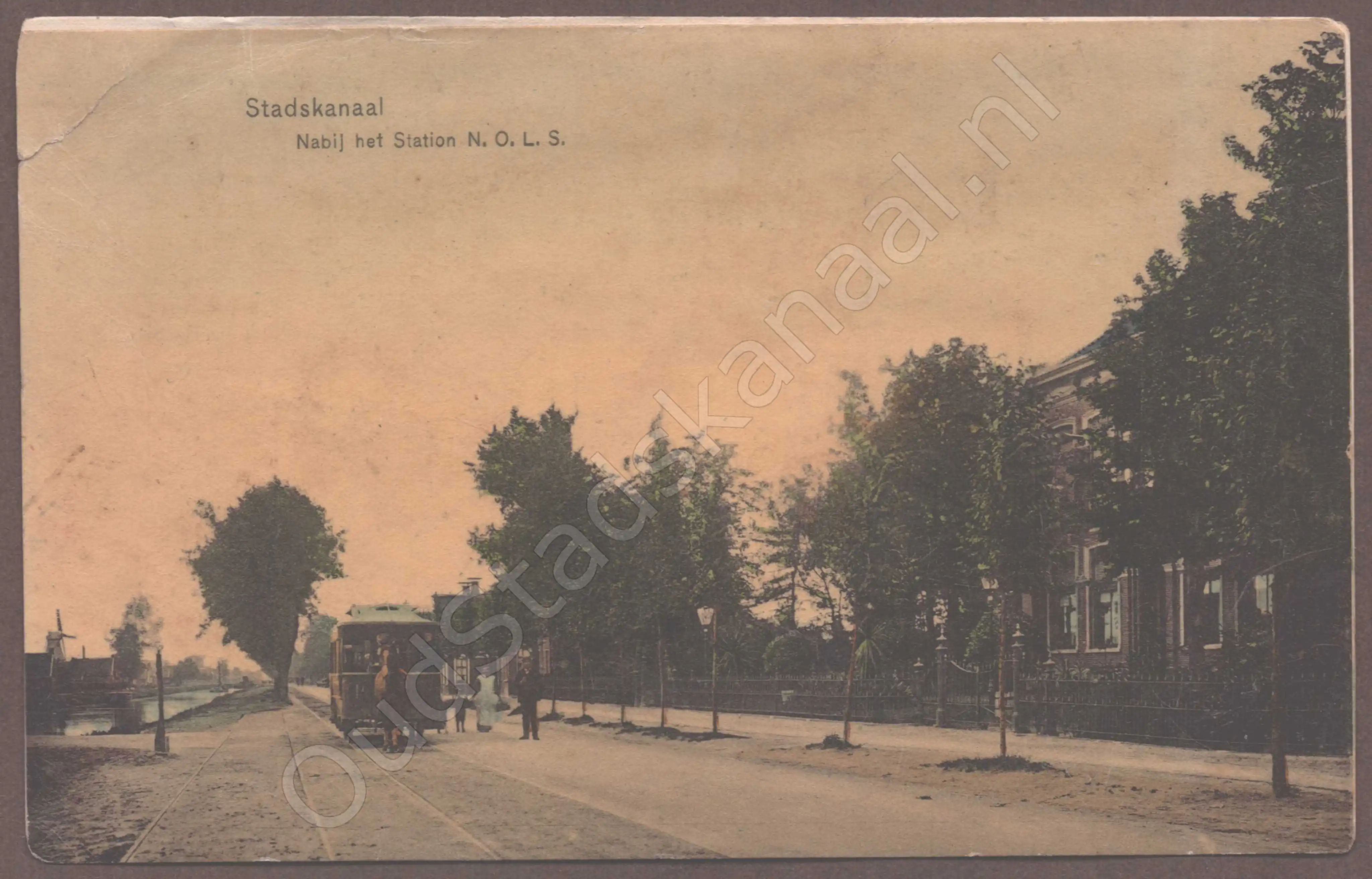 <span id='curid'>9394</span>~Stadskanaal - Nabij het Station N. O. L. S. (&plusmn;1907)