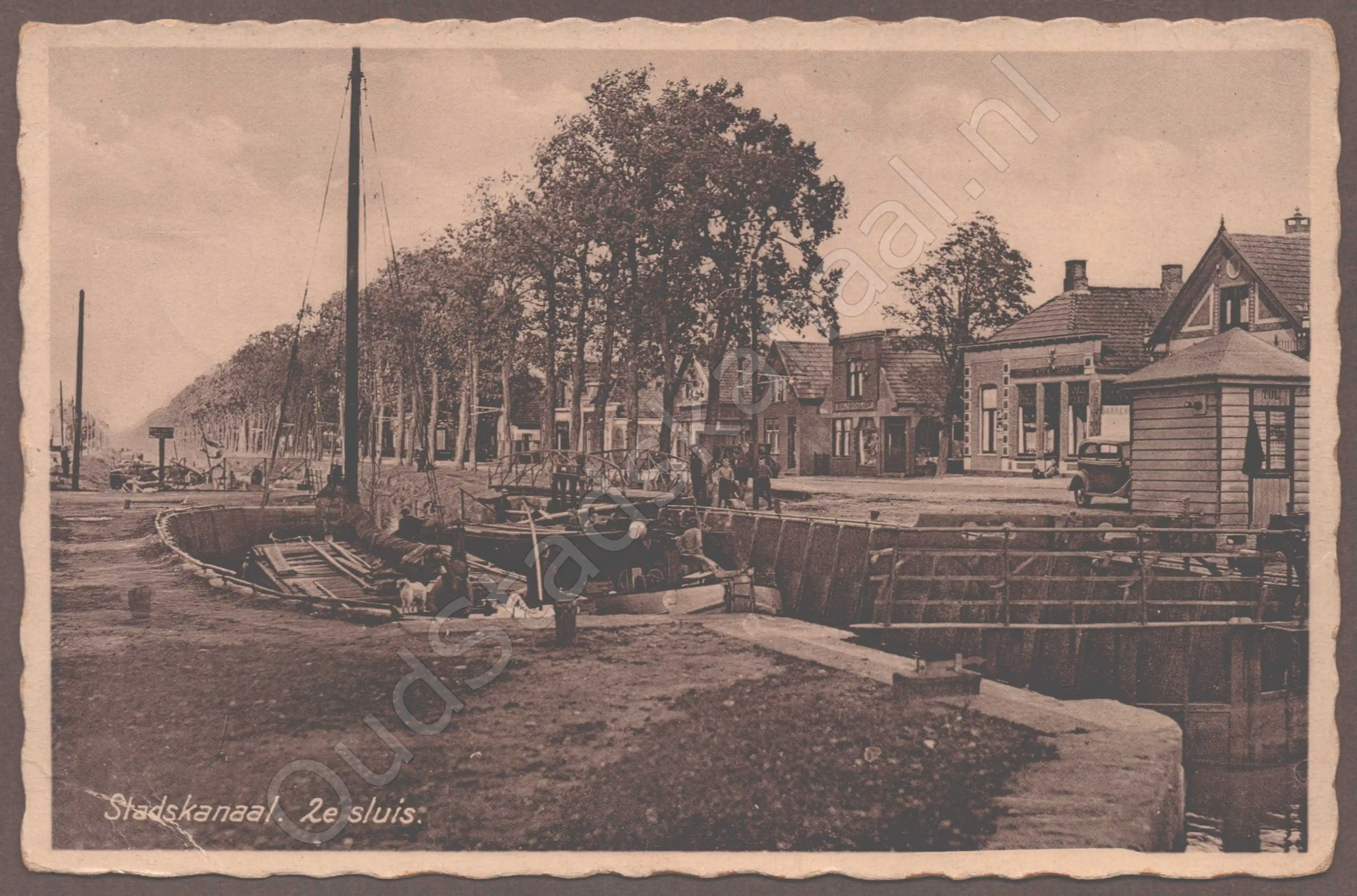 <span id='curid'>9651</span>~Stadskanaal. 2e sluis. (&plusmn;1938)