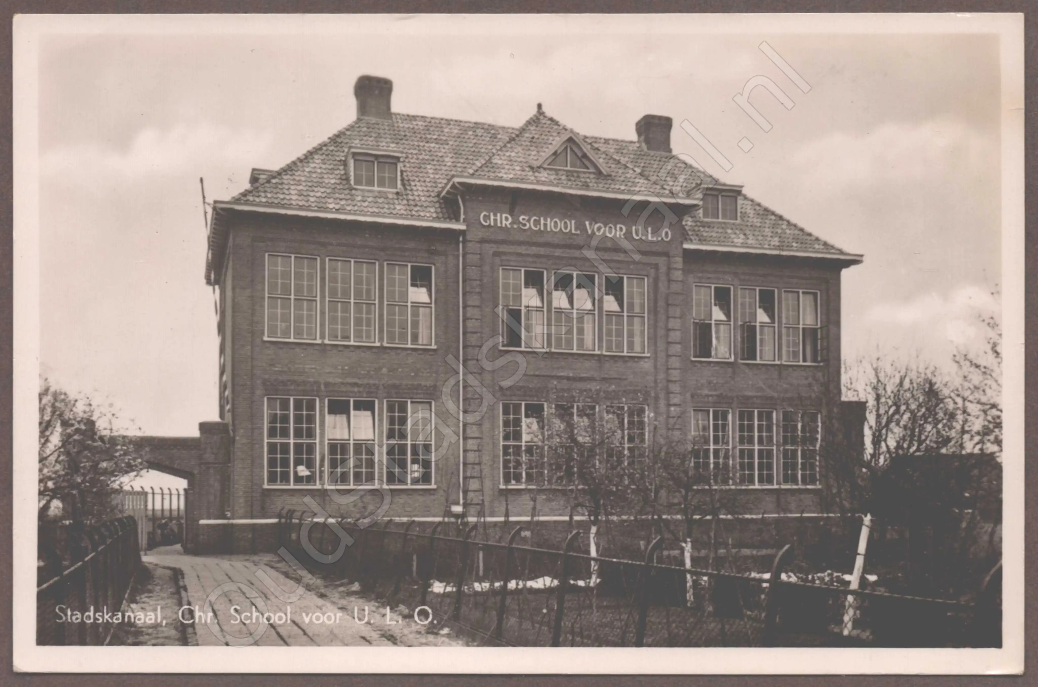 <span id='curid'>9882</span>~Stadskanaal, Chr. School voor U. L. O. (&plusmn;1950)